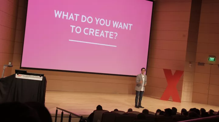 Presenter at TEDxYouth event