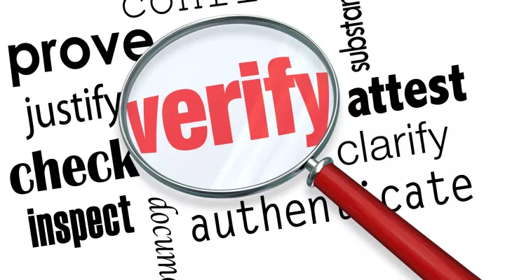 "Verify" image