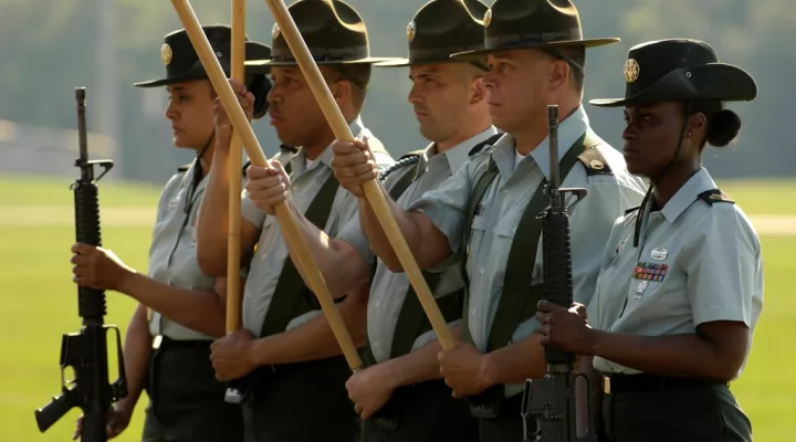 Soldiers at Fort Jackson