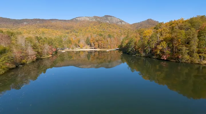 Aerial view of Table Rock State Park