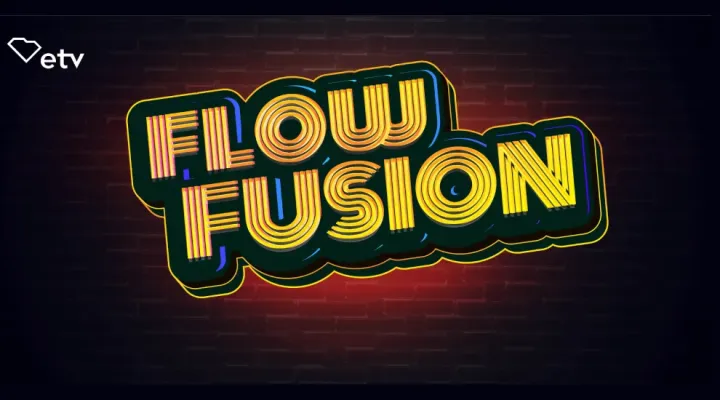 graphic showing the words "FLOW FUSION"