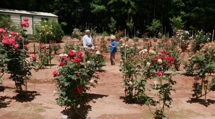 Dr. John Green and his Roses
