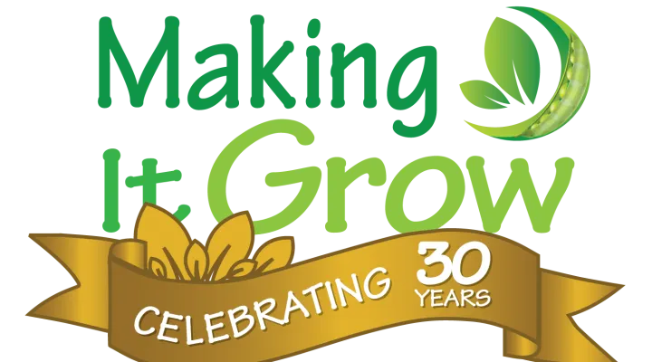 making it grow logo celebrating 30 years