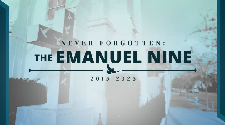 theme title with image of mother emanuel church in background