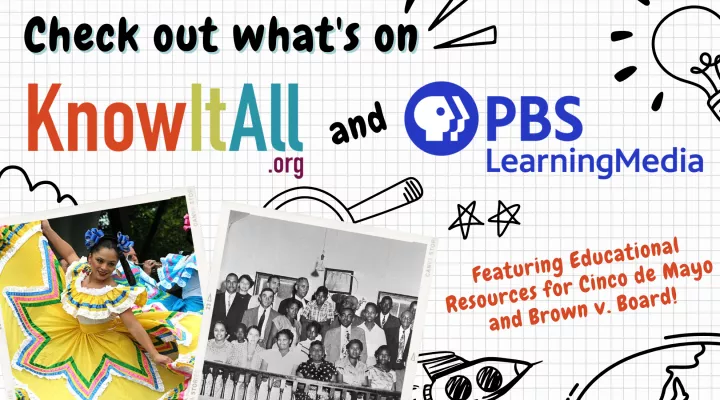 graphic showing logos for KnowItAll.org and PBS LearningMedia