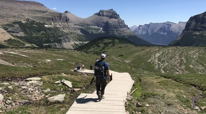 Hiker in National Park