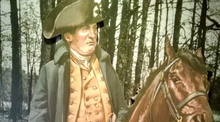 General Daniel Morgan On His Horse