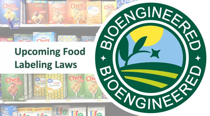 Upcoming Food Labeling Laws