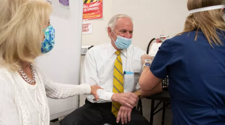 Governor McMaster getting first dose of COVID-19 vaccine
