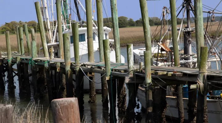 dock at Beaufort, SC