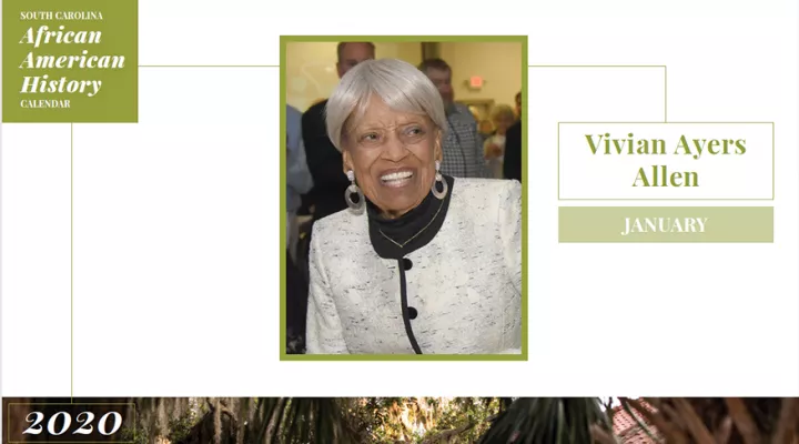 SC African American History Calendar: January Honoree - Vivian Ayers Allen