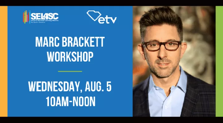 Graphic featuring Marc Brackett Workshop