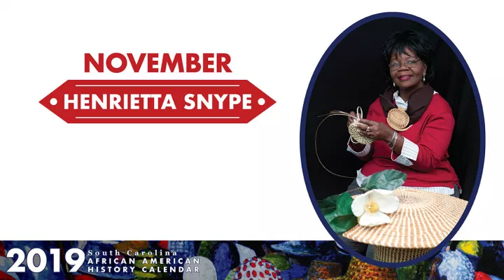 November 2019 Honoree Henrietta Snype