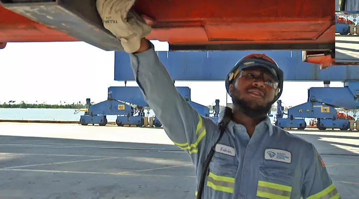 Kelvin Smith at the South Carolina Ports Authority