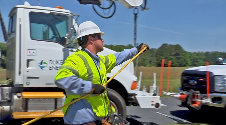 Duke Energy Electric Lineman