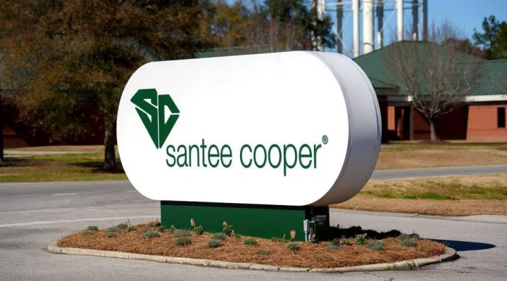 Santee Cooper sign