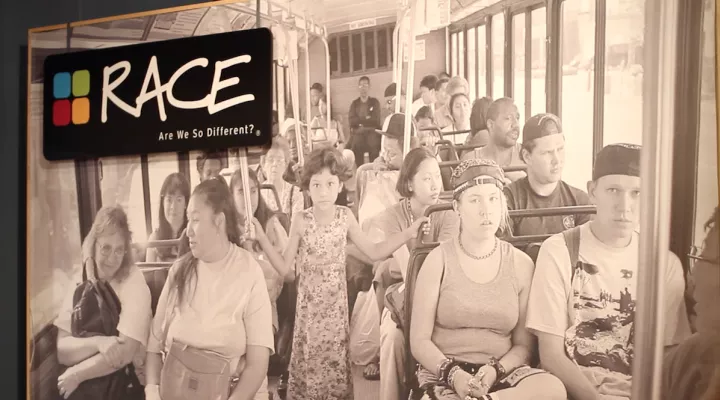 Photo of Race Exhibit Poster