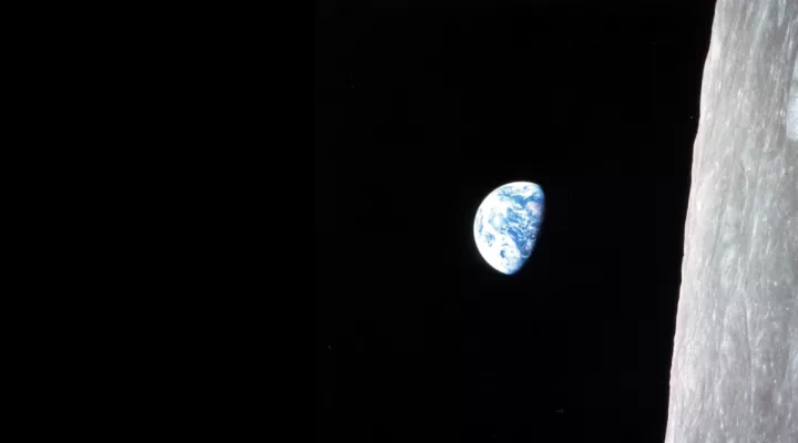 Apollo 8 saw the first Earthrise
