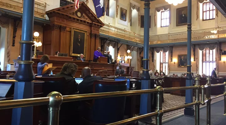 SC Senate in session on January 30, 2020.