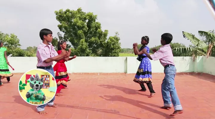 children playing