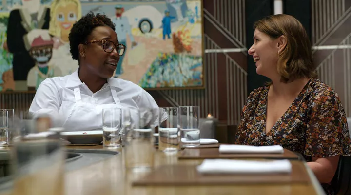 Vivian Howard with Chef Mashama Bailey