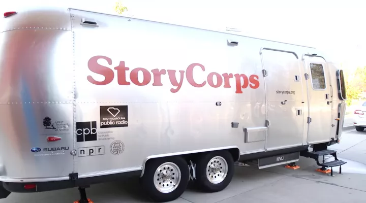 StoryCorps Airstream trailer