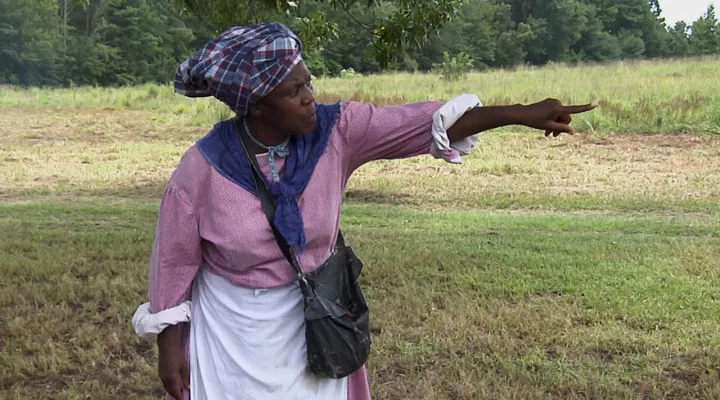 Harriet Tubman Reenactor
