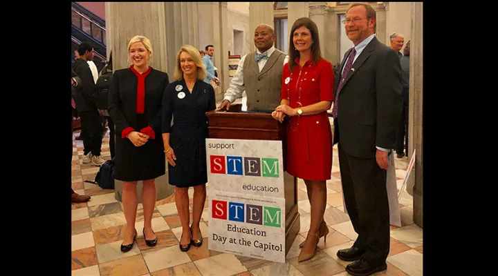 Photo from STEM Educator of the Year event