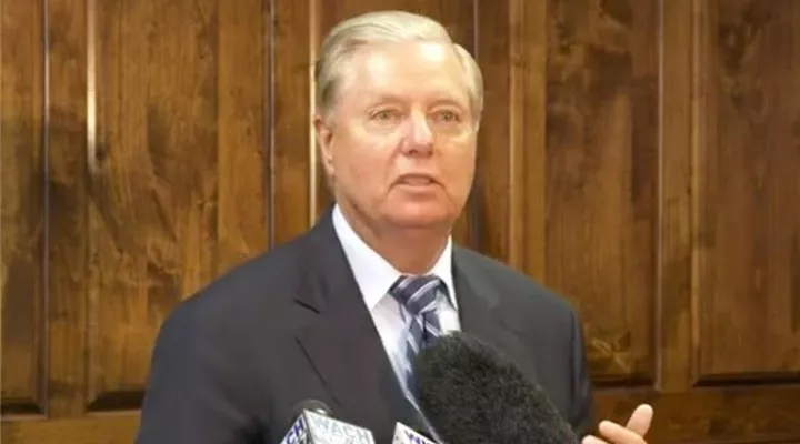 Sen. Lindsey Graham (R-SC) visited Columbia, SC, August 3, 2020