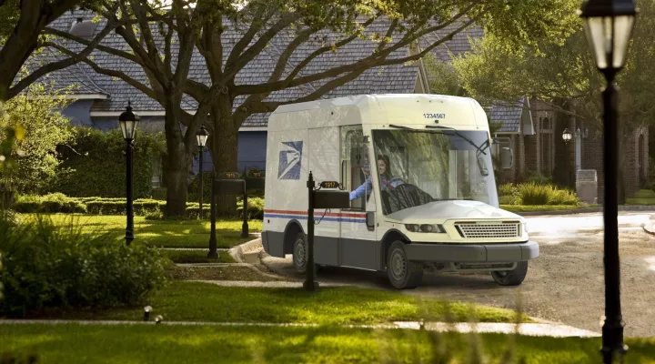  The United State Postal Service Next Generation Delivery Vehicle (NGDV) being built by Oshkosh Defense.
