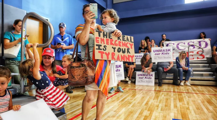  Parents weight in on the school mask debate as the Charleston City Council considers a mandate.  Many are opposed to kids wearing masks despite a surge in the coronavirus Delta variant. August 17, 2021.