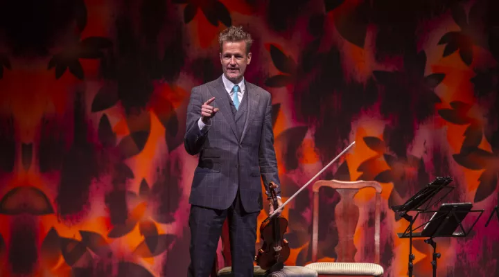  Spoleto Chamber Music Series Artistic Director Geoff Nuttall on stage at the Dock Street Theatre.