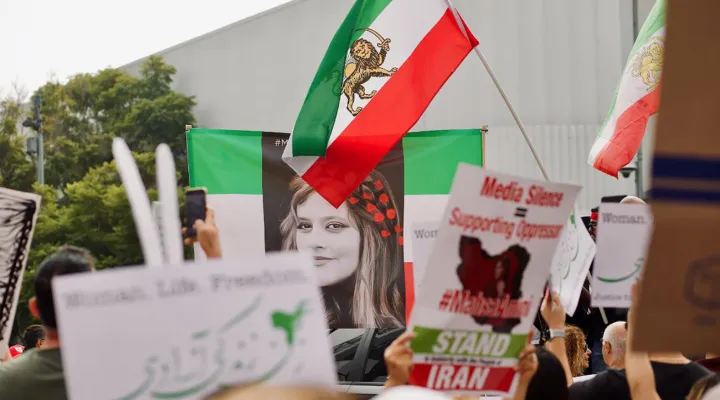  Mahsa Amini's death last September sparked protests around the world. Protesters are still putting pressure on Iran's government to be more democratic.