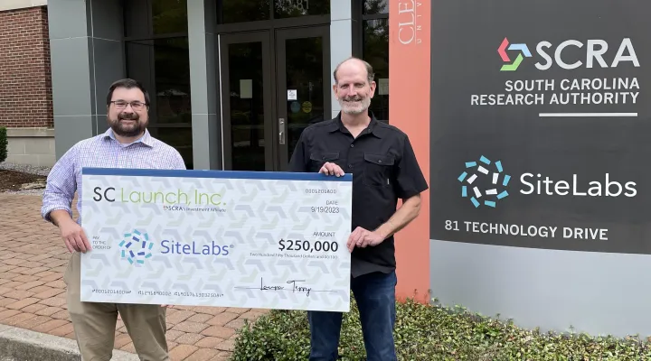 Darren Schaupp, CEO of <a  href="https://sitelabsglobal.com/">SiteLabs</a>, receives $250,000 investment from South Carolina Research Authority’s investment affiliate, SC Launch