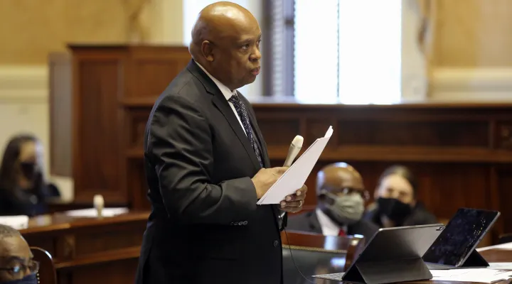 FILE - State Sen. Gerald Malloy, D-Hartsville. (AP Photo/Jeffrey Collins)