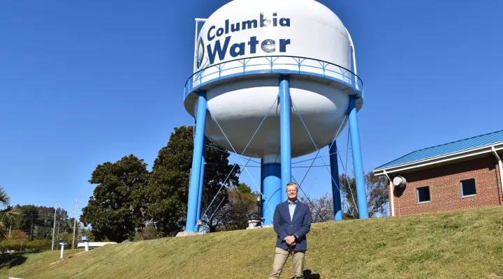 Clint Shealy, assistant city manager for the City of Columbia's Canal Repair Project