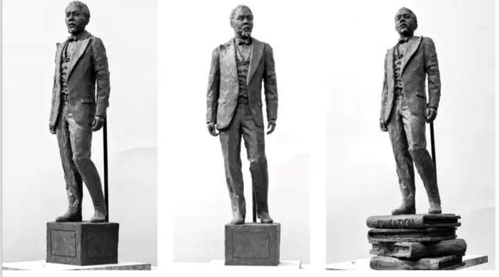 A proposed monument of Robert Smalls, sculpted and submitted by Georgia-based artist Basil Watson.