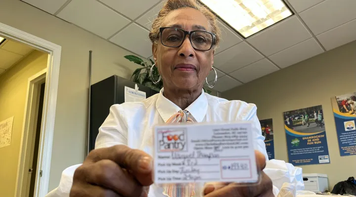 Margaret Thompson has a standing opportunity to get food from Christian Services in Lancaster on the third Thursday of the month. She doesn't always go, but she expects to visit more often as life gets more expensive on her mostly fixed income.