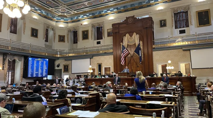 S.C. House Ways and Means Chairman Bruce Bannister, R-Greenville, answers questions from Rep. April Cromer, R-Anderson, about the budget on Wednesday, May 28, 2025.
