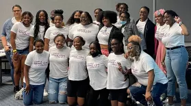 photo of participants in the SCETV Creative Black Girl Collective