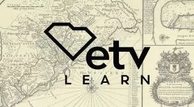 graphic showing the words 'ETV LEARN' over image of old map