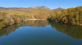 Aerial view of Table Rock State Park