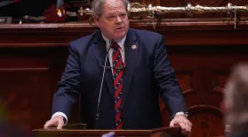House Judiciary Committee Chairman Weston Newton, R-Beaufort, at the House well at the South Carolina Statehouse on May 6, 2025.