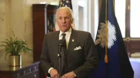 South Carolina Gov. Henry McMaster speaks to reporters at a news conference about COVID-19 vaccinations on Tuesday, April 13, 2021, in Columbia, S.C.