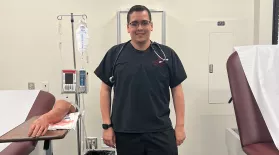  Raul Zambrano attended York Technical College for foundational courses needed for the nursing master's program at USC. 